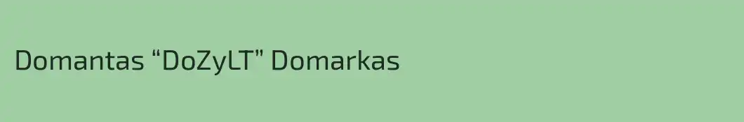 Domantas “DoZyLT” Domarkas